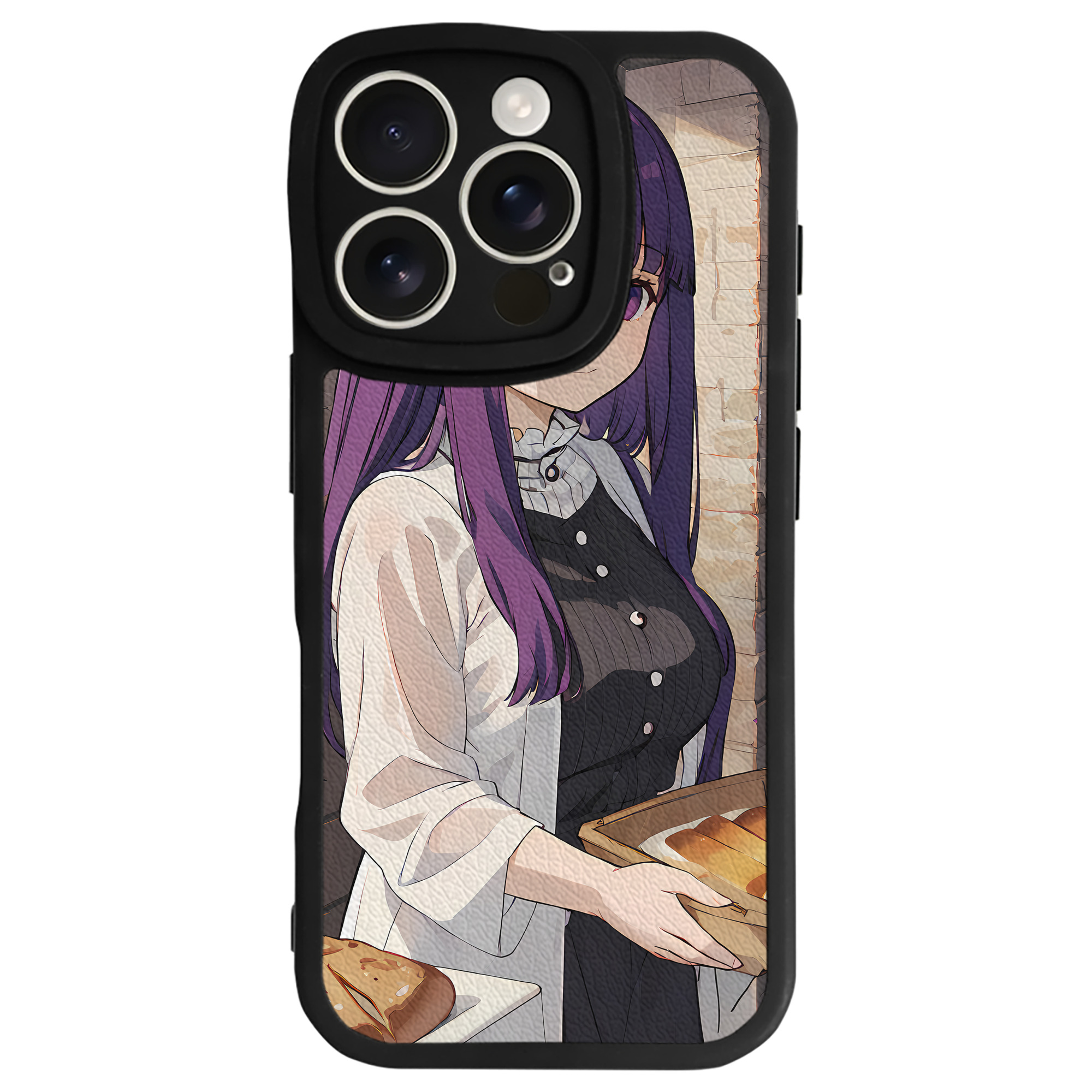 （画像用） 葬送のフリーレン Frieren 【iPhone 16シリーズ対応】シリコンスマホケース（レザー調） 材質：シリコン